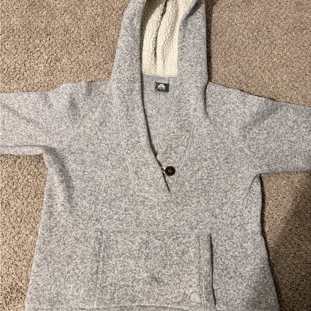 NIKE EXTRA LARGE Cozy Gray Hooded Sweater